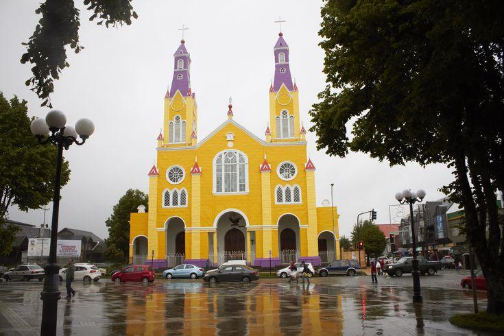 Уникальные церкви на архипелаге Чилое в Чили