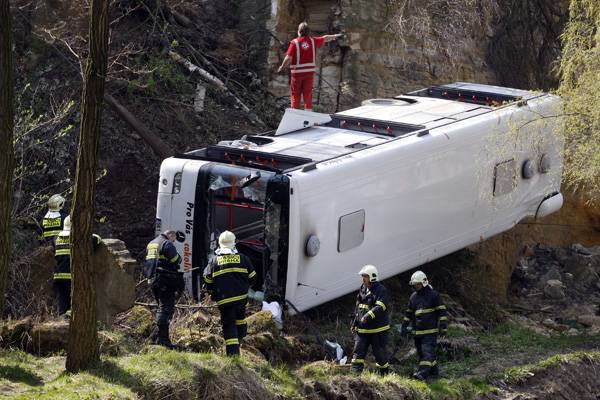 Около трех десятков человек пострадали в ДТП в Чехии