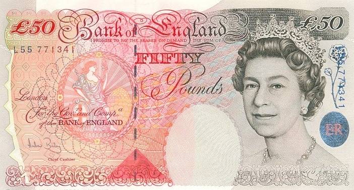 В Британии «подселят» на банкноту в ₤50 еще одно лицо