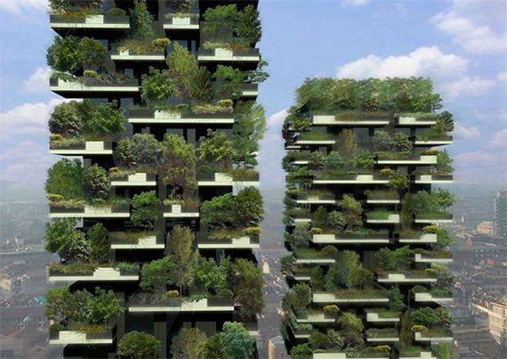 Миланские дизайнеры построят лес на высоте птичьего полета