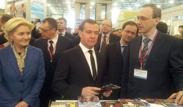 Дмитрий Медведев посетил выставку «Интурмаркет»