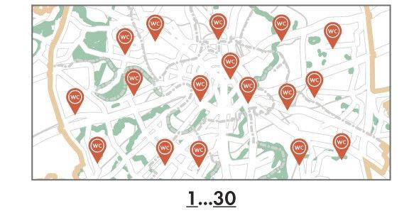 Карта общественных туалетов москвы